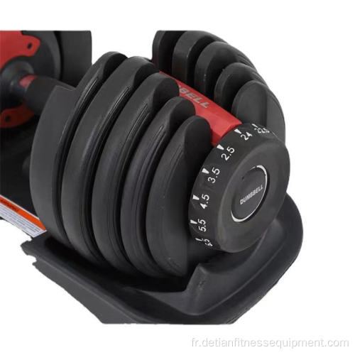 Dumbbell réglable de 40 kg de poids 36kg